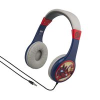 Avengers Kid Friendly Wired Headphones Volume Limited for Safe Listening for Kids