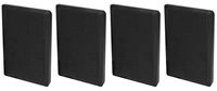 4 Rockville RockSlim Black Home Theater 5.25" 240w Easy Wall Mount Slim Speakers