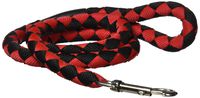 Petcessory LN012-RB Braided Nylon Pet Leash, Medium, Red/Black