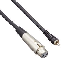 Hosa XRF-120 XLR3F to RCA Unbalanced Interconnect Cable, 20 feet