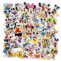 50 Pcs Cartoon Disney Mickey Mouse Stickers for Laptop Water Cup Motorcycle Bicycle Skateboard Luggage Decal Graffiti Patches