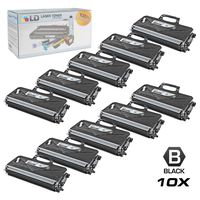 LD Compatible Toner Cartridge Replacement for Brother TN-360 High Yield (Black, 10-Pack)