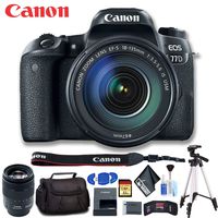 Canon 1892C002 EOS 77D DSLR Camera with 18-135mm USM Lens (International Model) Ultimate Bundle