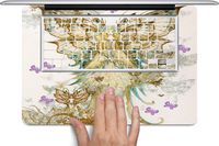 Butterfly Fairy Spellbinding Fantasy Printed Design Full Keyboard Vinyl Decal Skin by Smarter Designs for 13 inch MacBook