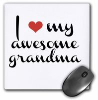 I love my awesome grandma - Mouse Pad, 8 by 8 inches (mp_202785_1)