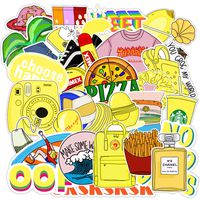 Cute VSCO Girls Stickers for Water Bottle(100 PCS),Waterproof Vinyl Mix Stickers for Teens Aesthetic Trendy Graffiti Decals for Cars Motorcycle Skateboard Portable Luggages Ipad Laptops