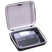 LTGEM EVA Hard Case for Brother P-Touch PTD600 PC Connectible Label Maker - Travel Protective Carrying Storage Bag