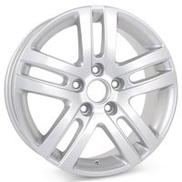 New 16" Alloy Replacement Wheel for Volkswagen Jetta VW 2005 2006 2007 2008 2009 2010 2011 2012 2013 2014 2015 2016 2017 Silver Rim 69812