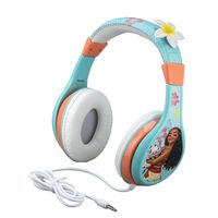 Kids Headphones for Kids Moana Adjustable Stereo Tangle-Free 3.5mm Jack Wired Cord Over Ear Headset for Children Parental Volume Control Kid Friendly Safe Perfect for School Home Travel