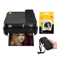 KODAK Smile Classic Digital Instant Camera with Bluetooth (Black) Starter Kit