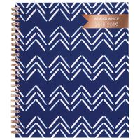 AT-A-GLANCE 2018-2019 Academic Year Weekly & Monthly Planner, Medium, 6-7/8 x 8-3/4, Carousel Chevron (1112C-805A)