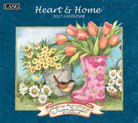 Lang 2017 Heart & Home Wall Calendar, 13.375 x 24 inches (17991001913)