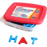 Educational Insights AlphaMagnets- Color-Coded Uppercase, Ages 3 and up, (42 pieces)