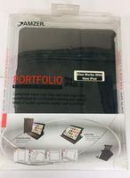 Amzer Shell Portfolio Case Carbon Fibre Texture for Apple iPad 2 - Baby Pink (AMZ90812)