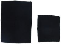 Happy Hoodie Black 2 Pack, Contains one Large and one Small Hoodie