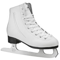 Lake Placid Cascade Girls Figure Ice Skate, White, Size 4