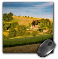 3dRose Hillside Home, Cotswolds, England Mouse Pad (mp_277932_1)