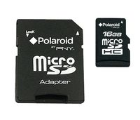 Polaroid Micro SD 16 GB Class 2 Card (P-SDU16G2-FS/POL)