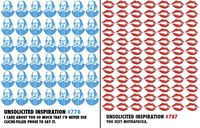 Quiplip Funny Birthday Cards Unsolicited Inspirations, 6-Pack (UI09186PCK)