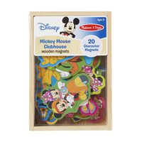 Melissa & Doug Disney Mickey Mouse Wooden Character Magnets (Developmental Toys, Wooden Storage Case, 20 Disney-Inspired Magnets)
