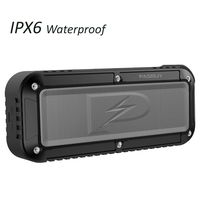 Wireless Bluetooth Speaker, 10 Hour Playtime [PASBUY P8X] Portable IPX6 Water Resistant Shower Strong Bass FM Radio Dual Speakers with Microphone for Home Outdoors Travel