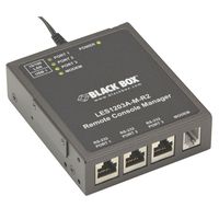Black Box 3-Port Console Server POTS Modem Dual 10/100