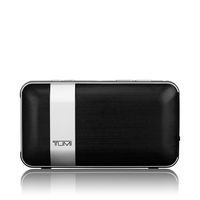 TUMI - Wireless Portable Speaker with 1500mAh /1A Powerbank - Bluetooth Noise Cancelling with Built-in Mic - Black/Silver