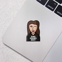 Gina Linetti Brooklyn 99 Laptop Sticker