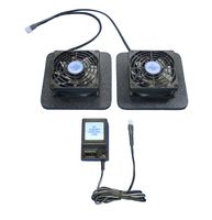 Receiver or Amplifier Cooling Fans with Enlarged Bases & Multi-Speed Control