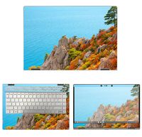 decalrus - Protective Decal Mountain Bluff Scenery Skin Sticker for HP Pavilion X360 14M-CD0003DX (14" Screen) case Cover wrap HPpavilionX360_14M-226