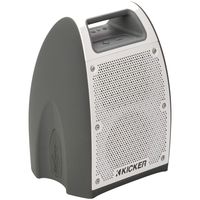 Kicker Bullfrog BF400 Bluetooth Portable Outdoor Speaker | 360° Sound Waterproof Dustproof Powerful 20 Watt AMP 3" Full Range Speakers (2) | 3"x4" Passive Bass Radiator | 100 FT Wireless Range