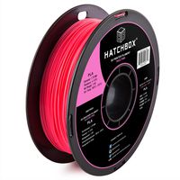 HATCHBOX PLA 3D Printer Filament, Dimensional Accuracy +/- 0.03 mm, 1 kg Spool, 1.75 mm, Pink