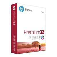 HP Printer Paper, Premium32, 8.5x11, Letter, 32lb Paper, 100 Bright - 1 Ream / 500 Sheets - Presentation Paper (113100R)