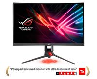 ASUS ROG Strix 27" Curved Gaming Monitor Full HD 1080p 144Hz DP HDMI DVI Fully Adjustable Function w/ Industry leading 3 years warranty (XG27VQ)