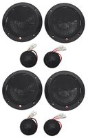2-Pair Rockford Fosgate P16-S Punch 6" 240w Car Audio Component Speakers P16S