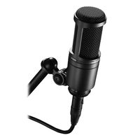 Audio-Technica AT2020 Cardioid Condenser Studio XLR Microphone, Black
