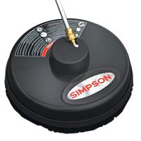 Simpson Cleaning 80165, Rated Up to 3600 PSI Universal 15" Steel Surface Scrubber for Cold Water Pressure Washers, Plain