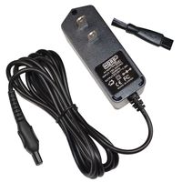 HQRP AC Adapter Power Cord Charger for Philips Norelco AT895 PT724 AT790 AT810 AT815 1190XD AT895 1255X HQ6710 HQ6725 HQ6730 RQ1062 HQ8170 HQ8885 HQ8890 HQ8893 HQ8894 Shaver + Cleaning Brush