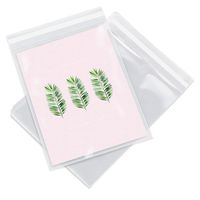 Pack It Chic - 6" X 9" (200 Pack) Clear Resealable Cellophane Cello Bags - Fits 6X9 Prints, Photos, A7 A8 A9 Cards & Envelopes - Self Seal (More Sizes Available)