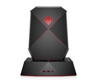 OMEN X by HP Compact Gaming Desktop Computer, Intel Core i7-7820HK, NVIDIA GeForce GTX 1080, 16GB RAM, 1TB SSD, Windows 10 (P1000-010, Black) (Renewed)