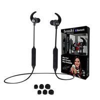 Bluetooth Earphones Wireless Earbuds with Microphone by broski - Noise Cancelling in-Ear Headphones - Compatible with Apple iPhone and Android for Sports, Running, Workout, Travel, Commute & Home