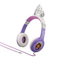 eKids Sofia The First Kid Friendly Princess Headphones with Built in Volume Limiting Feature for Safe Listening