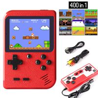 JAMSWALL Handheld Game Console, Retro Mini Game Player with 400 Classical FC Games 2.8-Inch Color Screen Support for Connecting TV & Two Players 800mAh Rechargeable Battery Present for Kids and Adult