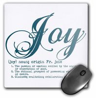 3dRose Joy Inspirational Word with Definition Mouse Pad (mp_123614_1)