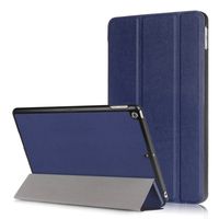 New iPad 9.7 Inch 2017 / iPad Air 2 / iPad Air / iPad Pro A1822 9.7 Case Deep Groove 360 Leather Smart Case Stand Cover Auto Sleep / Wake Feature (iPad 9.7 2017 / Pro 9.7 / Air 2 / Air) (Deep Blue)