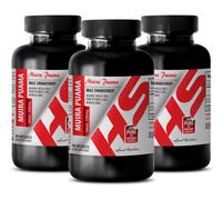 Enhancement - Muira PUAMA Extract 2200 mg - Male Enhancement - Brain Booster for Men - 3 Bottles (270 Capsules)