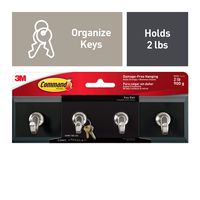 Command Key Rail, 1 rail, 6 strips, Indoor Use (HOM-18S-ES)