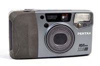 PENTAX IQZOOM 115M DATA AUTOFOCUS GOLD COLOR 35mm CAMERA