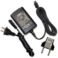 HQRP Replacement AC Adapter/Charger Compatible with Sony HandyCam HDR-HC1 HDRHC1 CCD-TRV37 CCD-TRV37E CCD-TRV48 CCD-TRV48E CCD-TRV57E Camcorder with USA Cord & Euro Plug Adapter