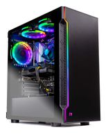 Skytech Shadow Gaming Computer PC Desktop - Intel Core i5 9400F 2.9GHz, GTX 1660 6G, 500GB SSD, 8GB DDR4 3000MHz, RGB Fans, Windows 10 Home 64-bit, 802.11AC Wi-Fi